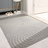 Tapis d'Entrée Anti-taches Résistant en Polypropylène – Gris et Noir 11