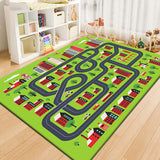 Tapis de Jeu Enfant Circuit de Ville Coloré – Rue et Voitures 7