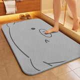 Tapis de Bain Motif Panda Séchage Rapide – Salle de Bain & Cuisine 4