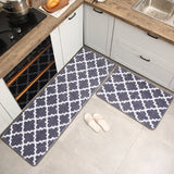Set 2 Runners Cuisine Nordique – Motif Treillis Beige & Gris | Cuisine Chambre 4