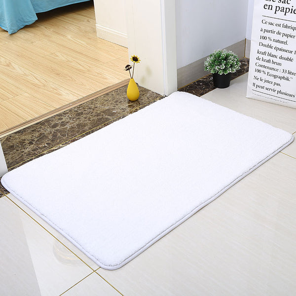 Tapis Rectangulaire Shaggy Uni Multicolore – Salon & Chambre