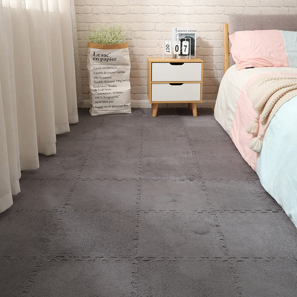 Dalles Puzzle Velours Uni Modulables – Chambre & Salon