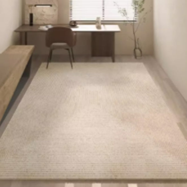 Tapis Rectangulaire Épais Uni Texture Romaine – Salon & Bureau
