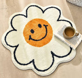 Tapis Rond Enfant Animaux Cartoon Chambre Bébé Rose 11
