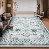 Tapis Persan Bohème Grande Taille Résistant Taches Salon 12