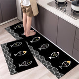 Set 2 Tapis de Cuisine Imprimé Planètes et Espace – Fond Nuit 10