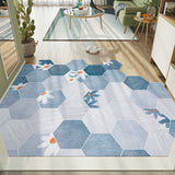 Tapis PU Cuir Cartoon Animaux et Fleurs – Cookie Bear, Lapin 1