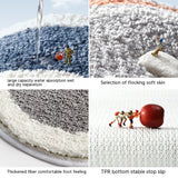 Tapis de Bain Forme Nuage Absorbant – Salle de Bain & Douche 4