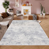 Tapis Abstrait Distressed – Style Moderne Épuré Beige & Gris | Salon Entrée 4