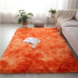 Tapis Rectangulaire Shaggy Motif Géométrique Tie-Dye – Chambre & Salon 6