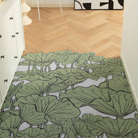 Lotus leaf vertical paving