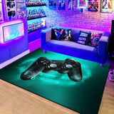 Tapis Rectangulaire Gamer Cyberpunk Néon Coloré – Chambre Ado 5