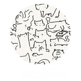 Tapis Rond Noir et Blanc Motifs Géométriques Zèbre et Graphiques 4