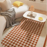 Tapis Rectangulaire Damier Bicolore – Salon & Chambre 13