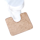 Tapis WC Forme U Antidérapant – Plusieurs Coloris 2