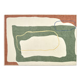 Tapis Rectangle Tufté Motifs Abstraits Lignes Courbes Colorées – Salon & Chambre 3