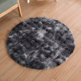 Tapis Rond Acrylique Bulle – Uni Doux Multicolore | Salon Chambre 3