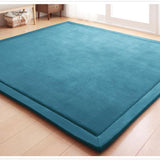 Tapis Velours Uni Épais – Couleurs Douces & Confort Tatami | Salon Chambre 2