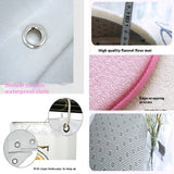 Set Tapis de Bain + Rideau de Douche Imprimé – 3 Pièces 4