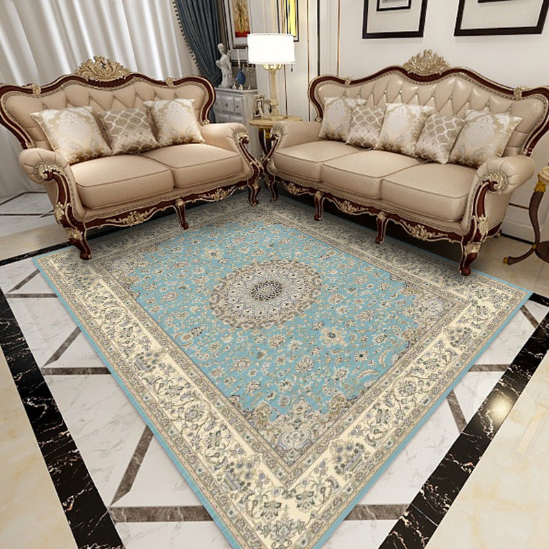 Tapis Persan Oriental Classique Médaillon Floral – Salon & Salle à Manger — Tapinna®
