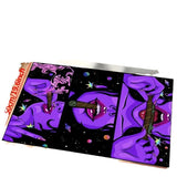 Tapis Imprimé Femme Punk Violet Chambre Graphique Nordique 4