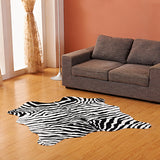 Tapis Imitation Peau de Vache & Zèbre – Salon & Chambre – Forme Irrégulière 2