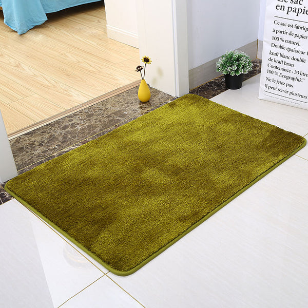 Tapis Rectangulaire Shaggy Uni Multicolore – Salon & Chambre