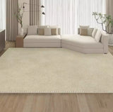 Tapis Rectangulaire Épais Uni Texture Romaine – Salon & Bureau 8