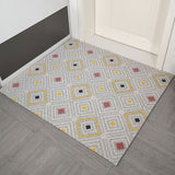 Tapis Géométrique Triangles Multicolores – Salon & Chambre – Style Scandinave 2