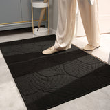 Tapis d'Entrée Anti-taches Résistant en Polypropylène – Gris et Noir 6