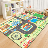Tapis de Jeu Enfant Circuit de Ville Coloré – Rue et Voitures 5