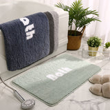 Tapis de Bain Uni Inscription BATH – Salle de Bain & Douche 1
