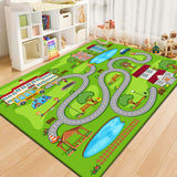 Tapis de Jeu Enfant Circuit de Ville Coloré – Rue et Voitures 9
