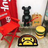 Tapis Forme Banana Monkey Cartoon Streetwear – Jaune et Noir 3