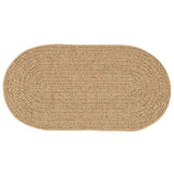 Tapis Tressé PP Naturel Intérieur Extérieur Style Jute Beige 7