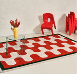 Tapis Damier Luxe Tendance – Vert, Violet, Noir et Plus 9