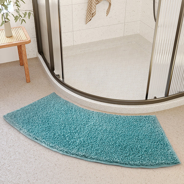 Tapis de Bain Demi-Lune Absorbant Coloré – Salle de Bain