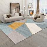 Tapis Rectangulaire Nordique Géométrique – Salon & Chambre 10