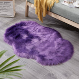 Tapis Ovale Shaggy Uni – Salon, Chambre & Salle de Bain 11