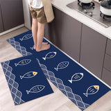 Set 2 Tapis de Cuisine Imprimé Planètes et Espace – Fond Nuit 9