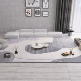 Tapis Wabi-Sabi Luxe Gris & Beige – Grand Salon Moderne 6