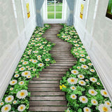 Tapis Runner 3D Imprimé Motif Floral – Couloir & Escalier 3