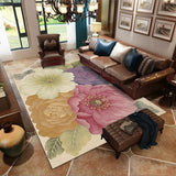 Tapis Rectangulaire Polyester Motif Cartoon Fleurs & Animaux – Salon & Chambre 6