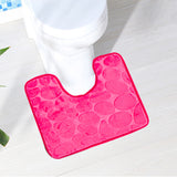 Tapis WC Forme U Antidérapant – Plusieurs Coloris 9