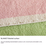 Tapis Irrégulier Fleurs Colorées Velours Doux Ins-Style Salon 8