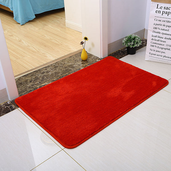 Tapis Rectangulaire Shaggy Uni Multicolore – Salon & Chambre
