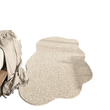 Tapis Forme Irrégulière Nuage Façon Cachemire Beige – Chambre & Salon 2