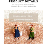 Tapis Rectangulaire Calligraphie Abstraite Façon Cachemire – Salon 4