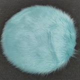Tapis Rond Fourrure Synthétique Uni Moelleux Salon Chambre 2