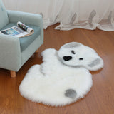 Tapis Forme Animale Peluche Panda & Pingouin – Chambre Enfant & Salon 4